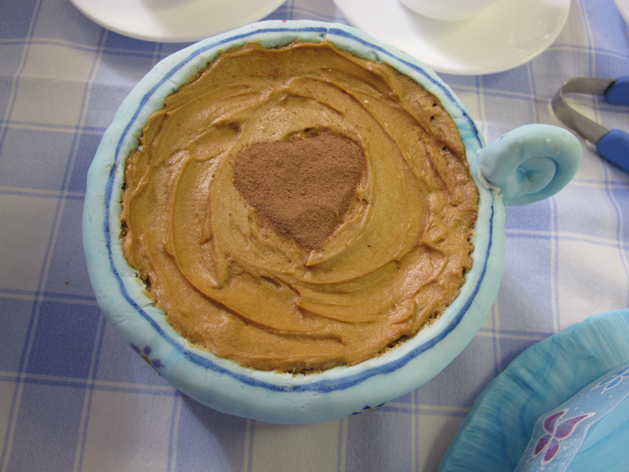 Coffee Cup shaped cake